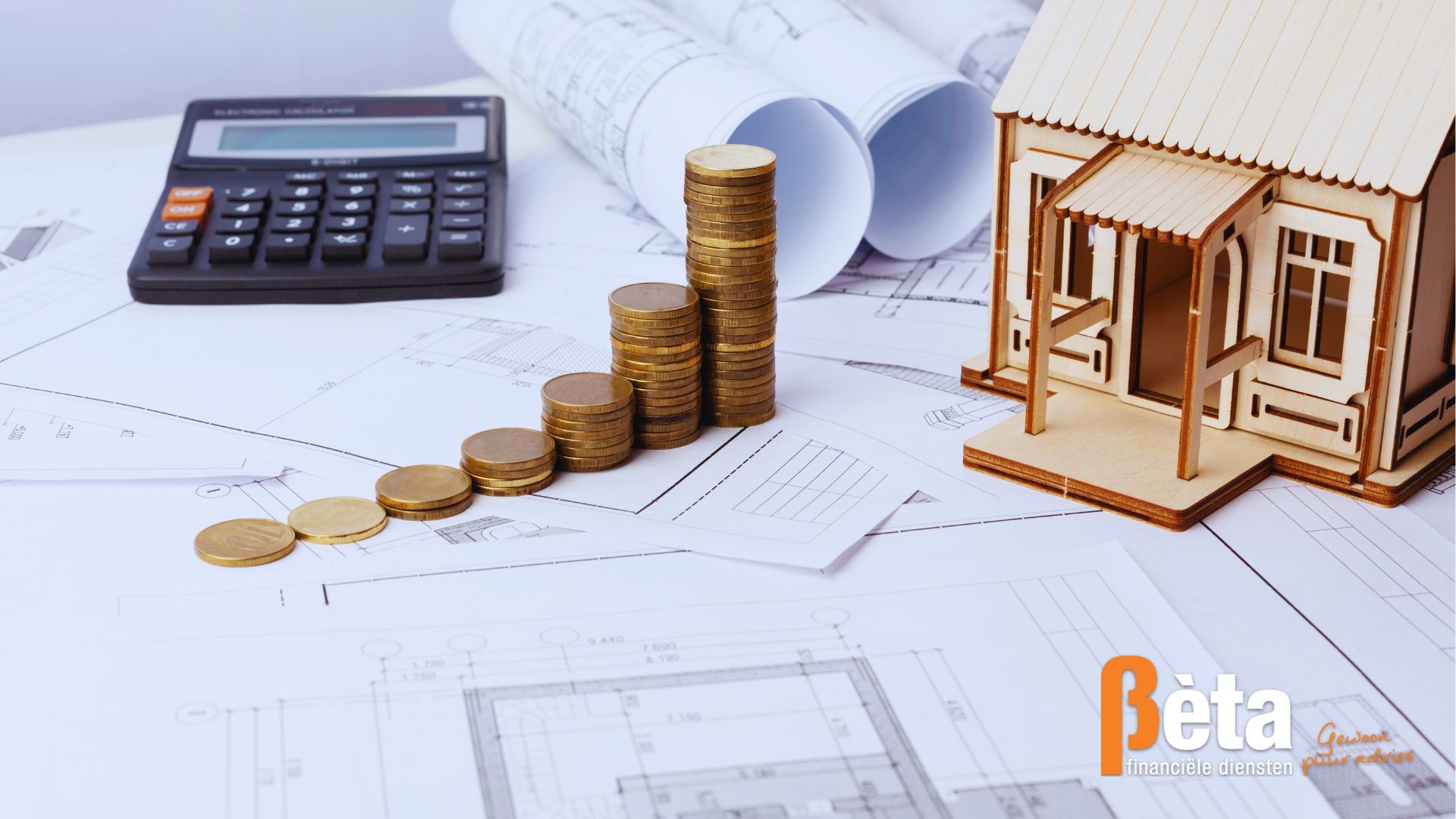 Bouwtekening van een huis